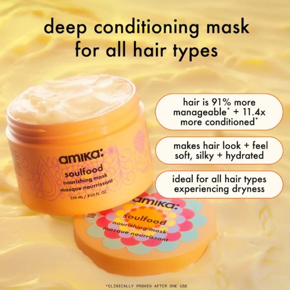 Amika Soulfood Nourishing Mask 250ml BNIB - Picture 4 of 5
